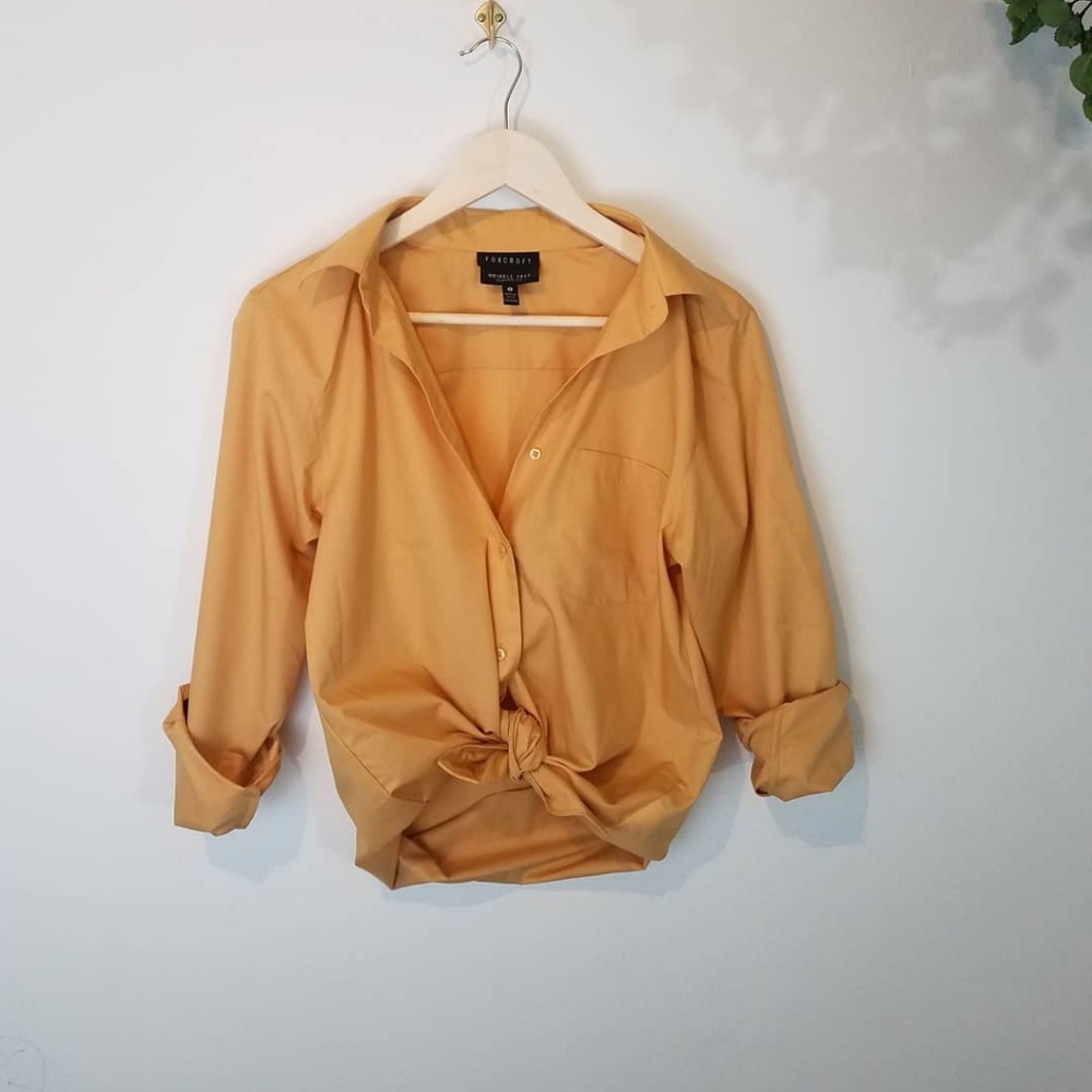 Gold Button down top - Picture 4 of 4